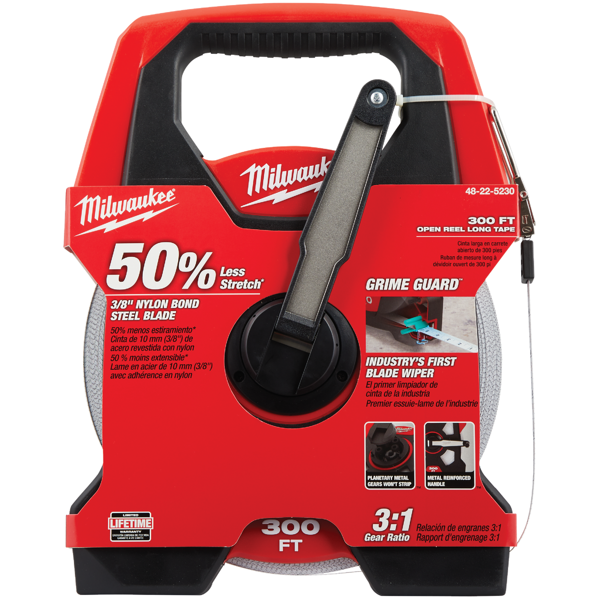 Milwaukee 300 Ft. Fiberglass Open Reel Tape Image 2