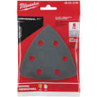 Milwaukee OPEN-LOK 3-1/2 In. 180 Grit Triangle Sandpaper (6-Pack) Image 2