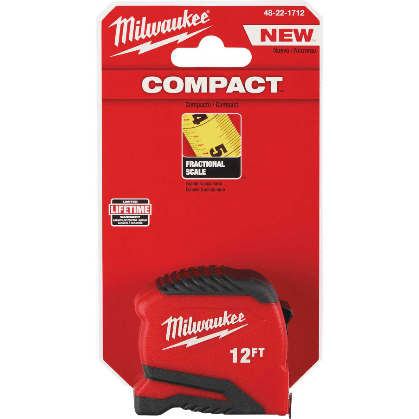 Milwaukee 12 Ft. Compact Tape Measure Image 6