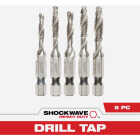 Milwaukee Shockwave SAE Impact Drill Tap Bit Set (5-Piece) Image 1