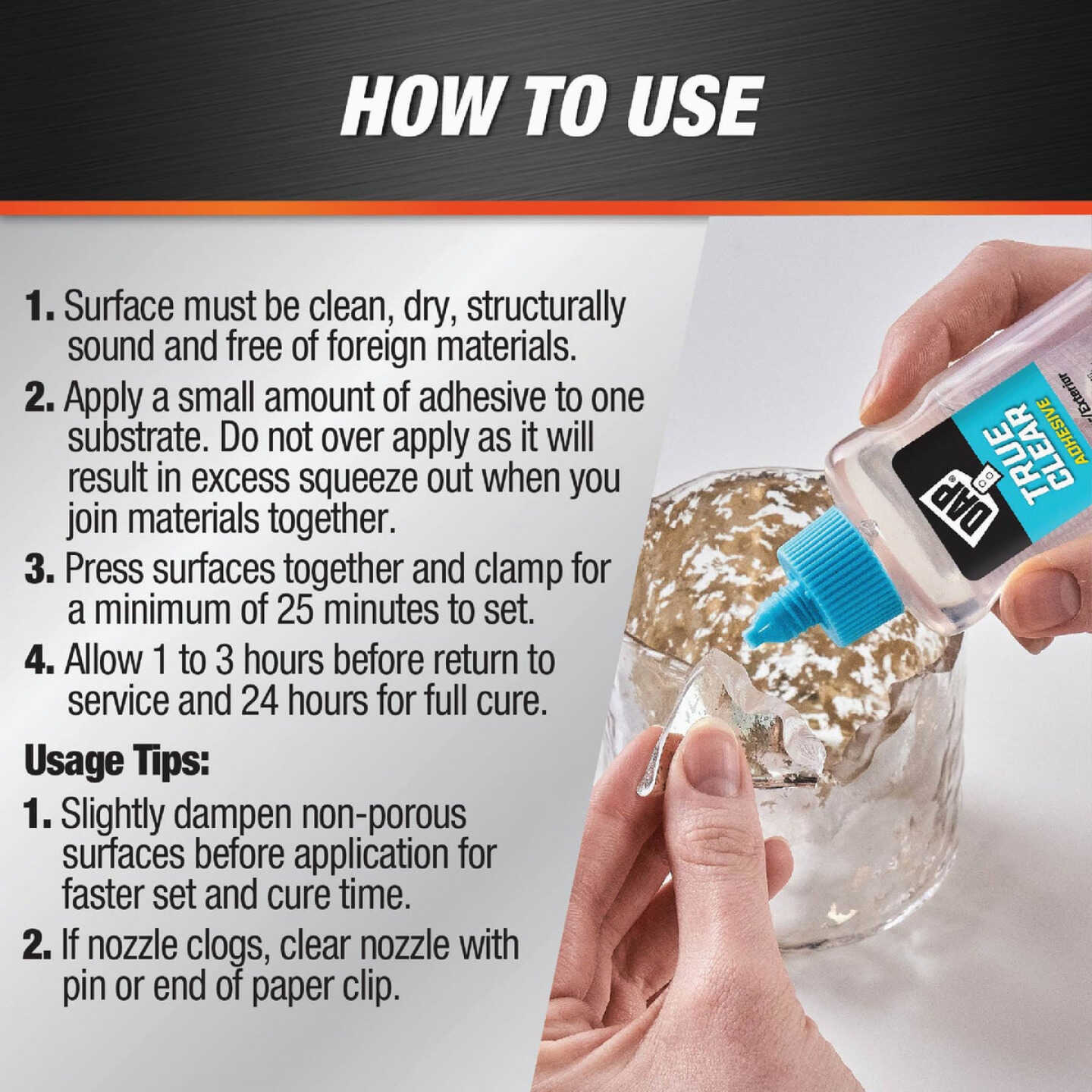 DAP 1.67 Oz. True Clear Multi-Purpose Adhesive Image 4