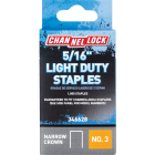 Channellock No. 3 Light Duty Narrow Crown Staple, 5/16 In. (1000-Pack) Image 1