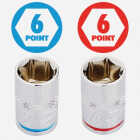 Channellock Standard/Metric 1/2 In. Drive 6-Point Shallow Ratchet & Socket Set (20-Piece) Image 2