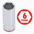 Channellock SAE 3/8 In. Drive 6-Point Deep Socket Set (8-Piece) Image 2