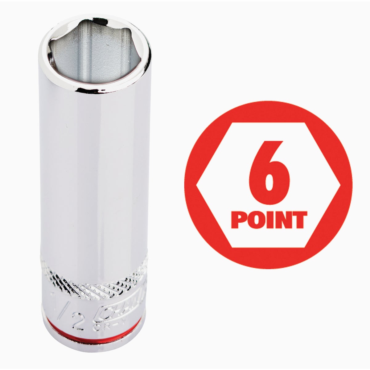 Channellock Standard 1/4 In. Drive 6-Point Shallow Socket Set (10-Piece) Image 2