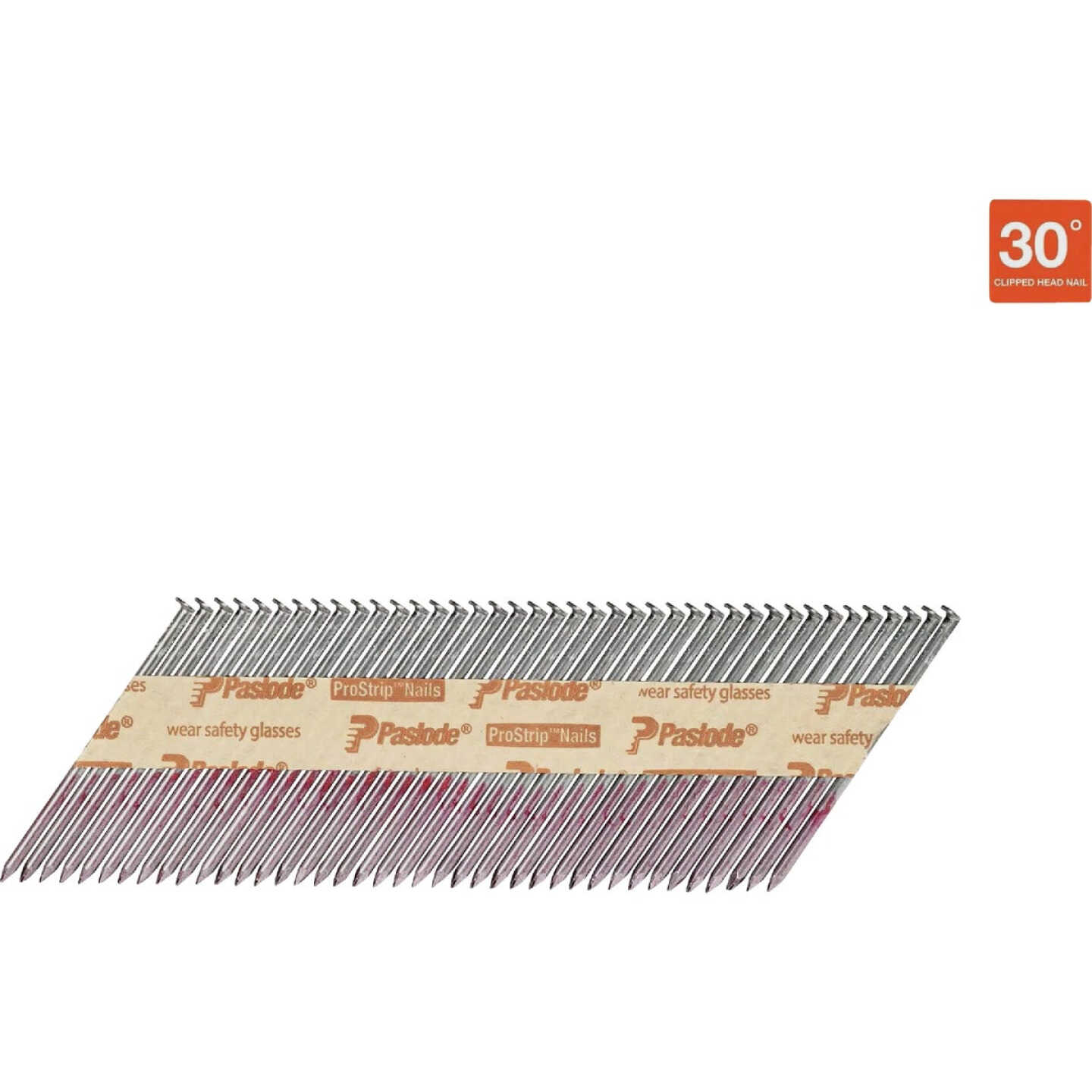 Paslode 2-3/8 In. x 0.113 In. 30 Degree Paper Tape Brite Ring Shank RounDrive Framing Nails (5000 Ct.) Image 1