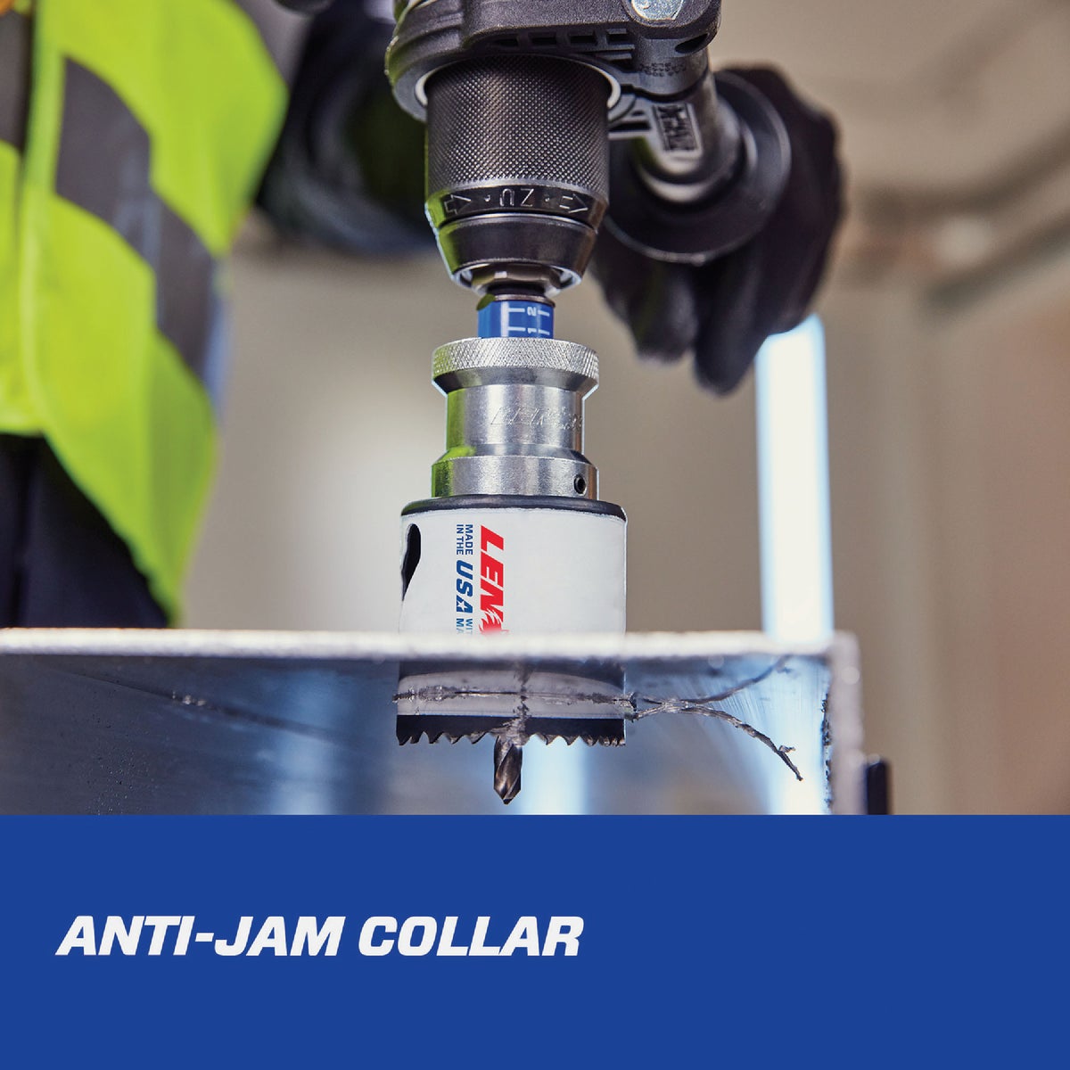 Lenox SNAP-BACK 3/8 In. Hex Shank Quick Change Hole Saw Arbor Fits 9/16 In. to 1-3/16 In. Hole Saws Image 6