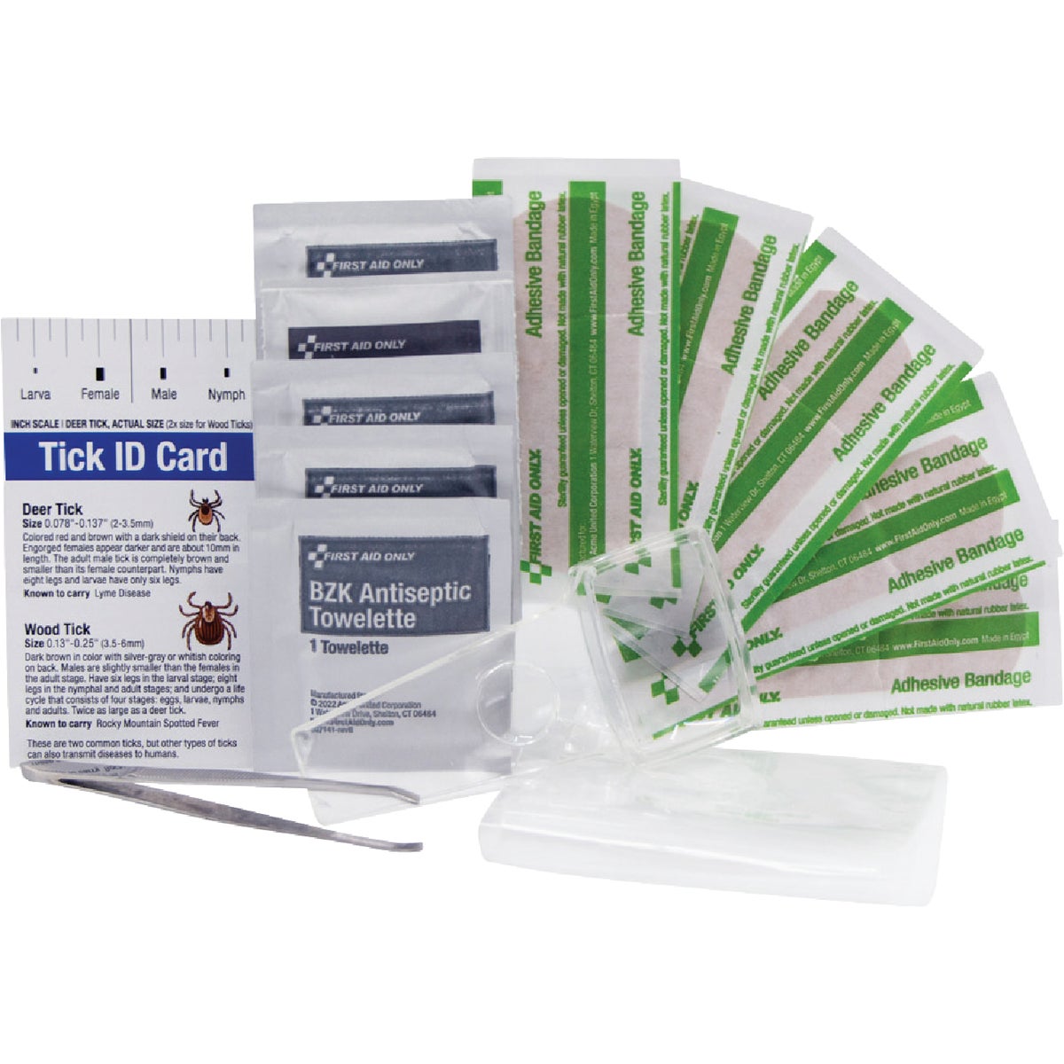 Pac-Kit Medical Tick & Splinter Removal Kit (15-Piece) Image 2