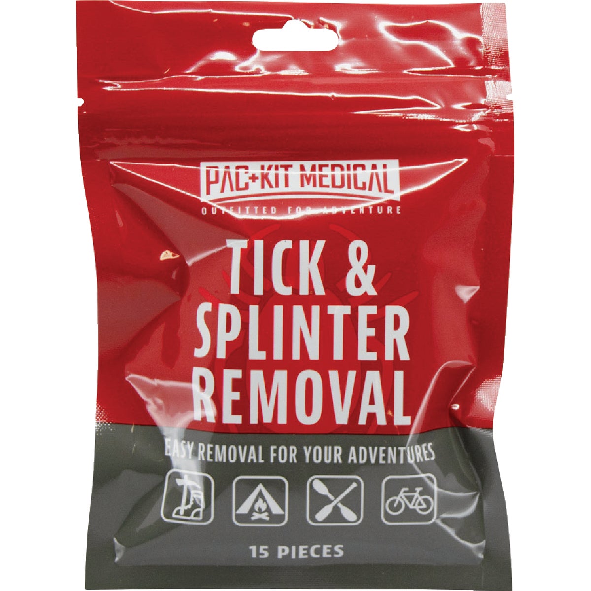 Pac-Kit Medical Tick & Splinter Removal Kit (15-Piece)