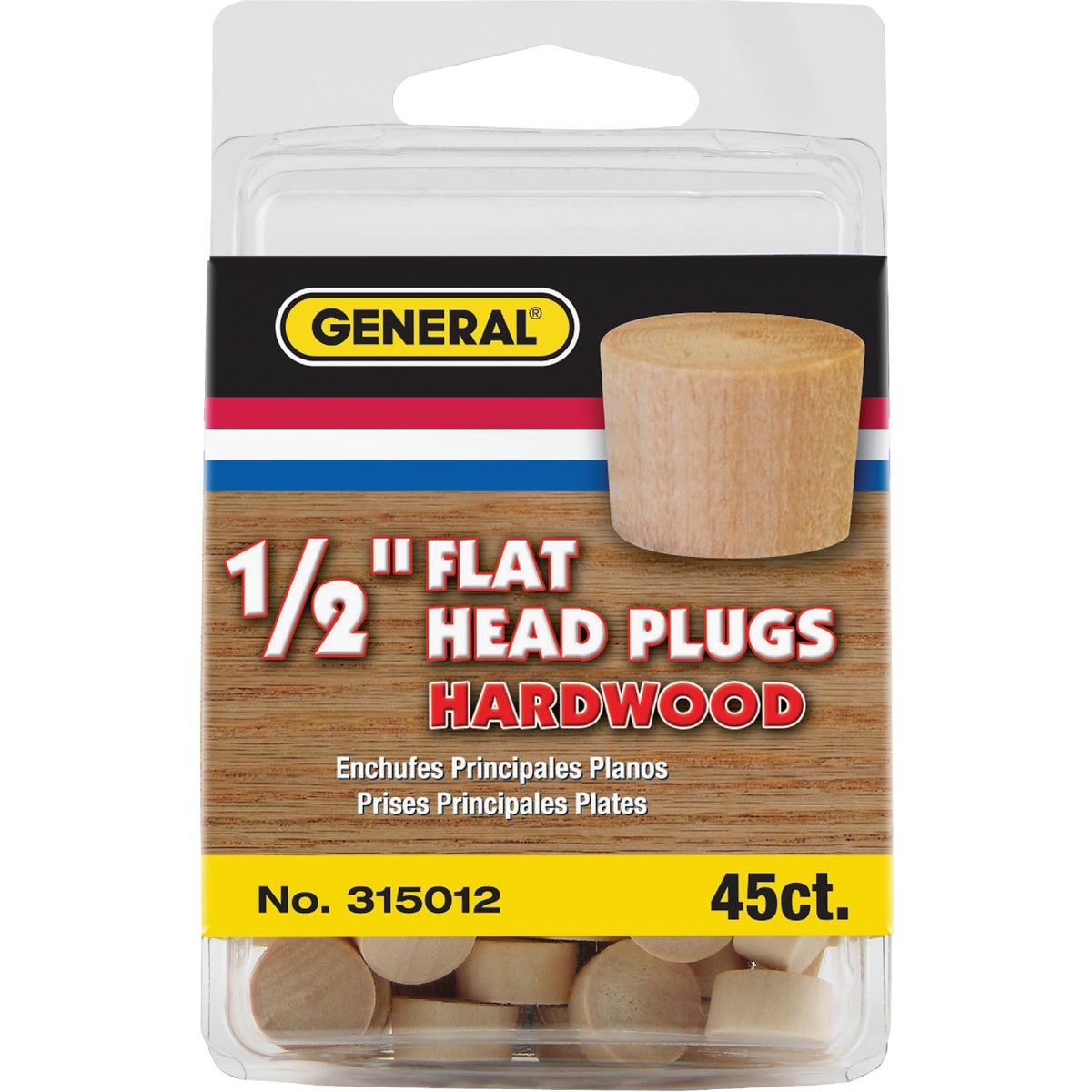General Tools 1/2 In. Hardwood Flat Head Plug (45-Count) Image 2