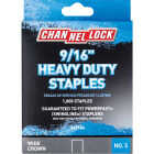 Channellock No. 5 Heavy-Duty Wide Crown Staple, 9/16 In. (1000-Pack) Image 1
