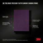 3M Pro Grade Precision 2.5 In. x 4.5 In. x 1 In. 220 Grit Fine Sanding Sponge Image 3