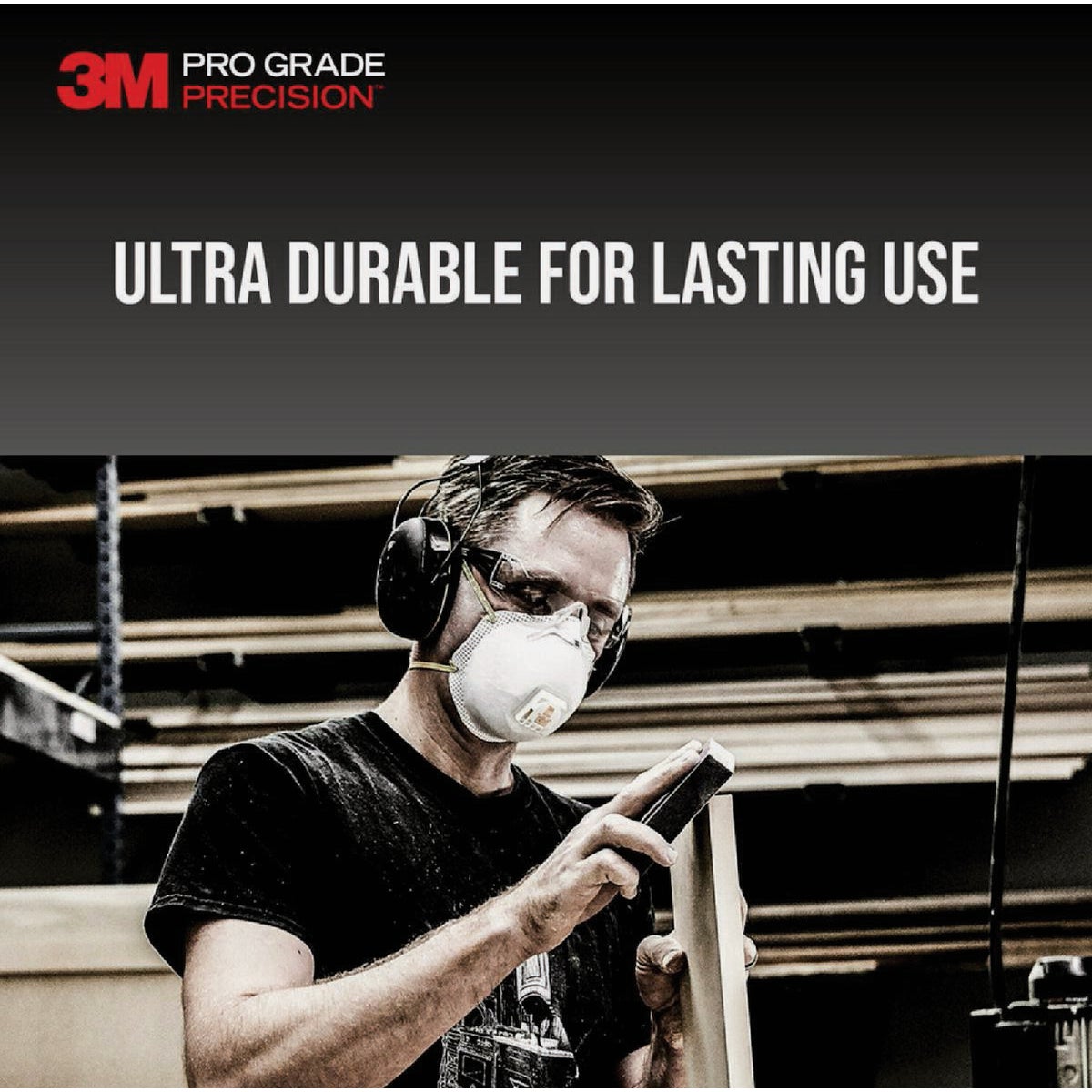 3M Pro Grade Precision 2.5 In. x 4.5 In. x 1 In. 220 Grit Fine Sanding Sponge Image 2