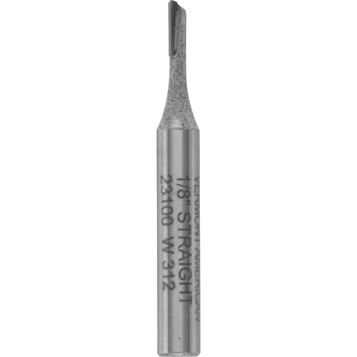 Vermont American Carbide Tip 1/8 In. Straight Bit