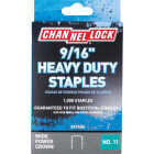 Channellock No. 11 Heavy-Duty Wide Power Crown Staple, 9/16 In. (1000-Pack) Image 1