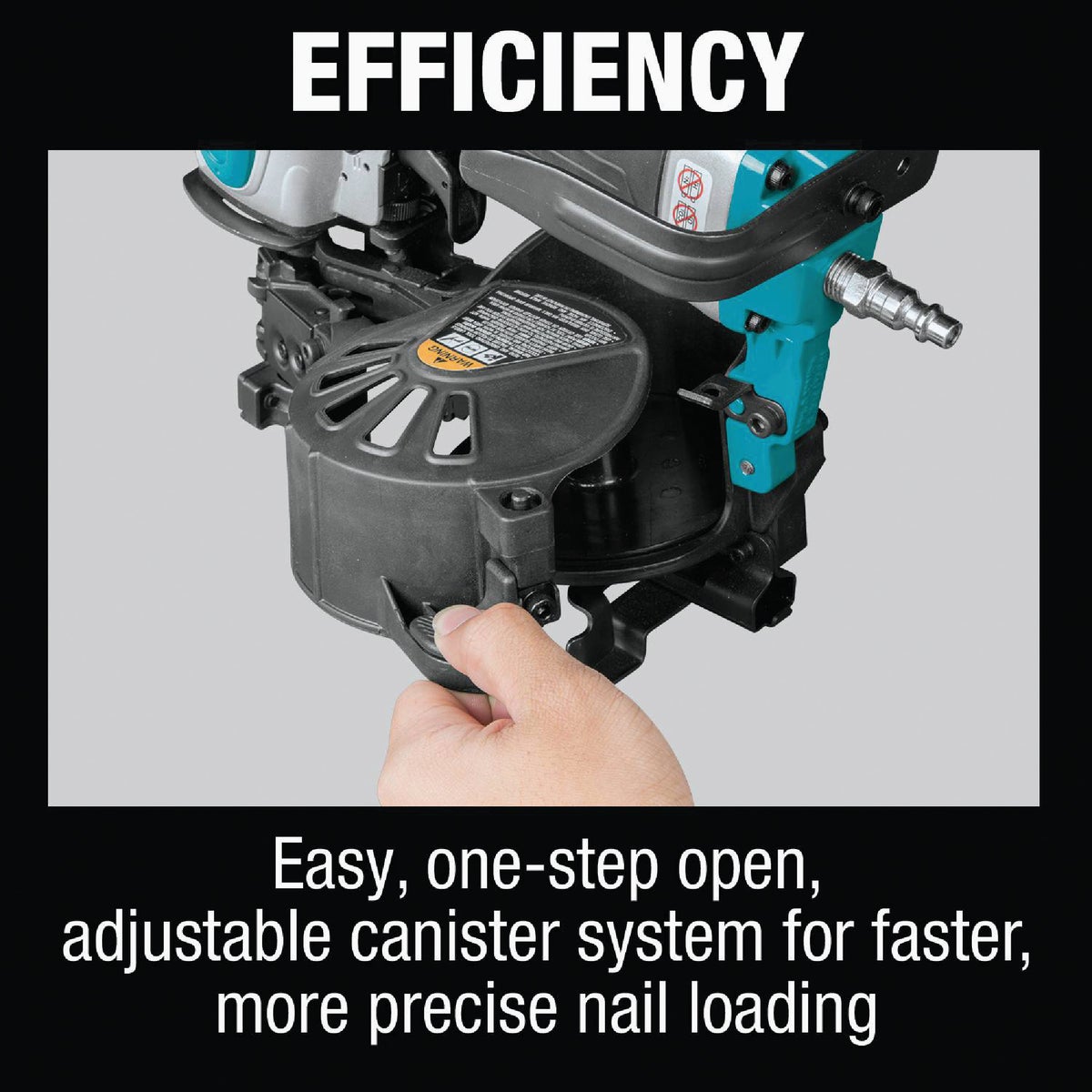 Makita Straight 1-3/4 In. Coil Roofing Nailer Image 7