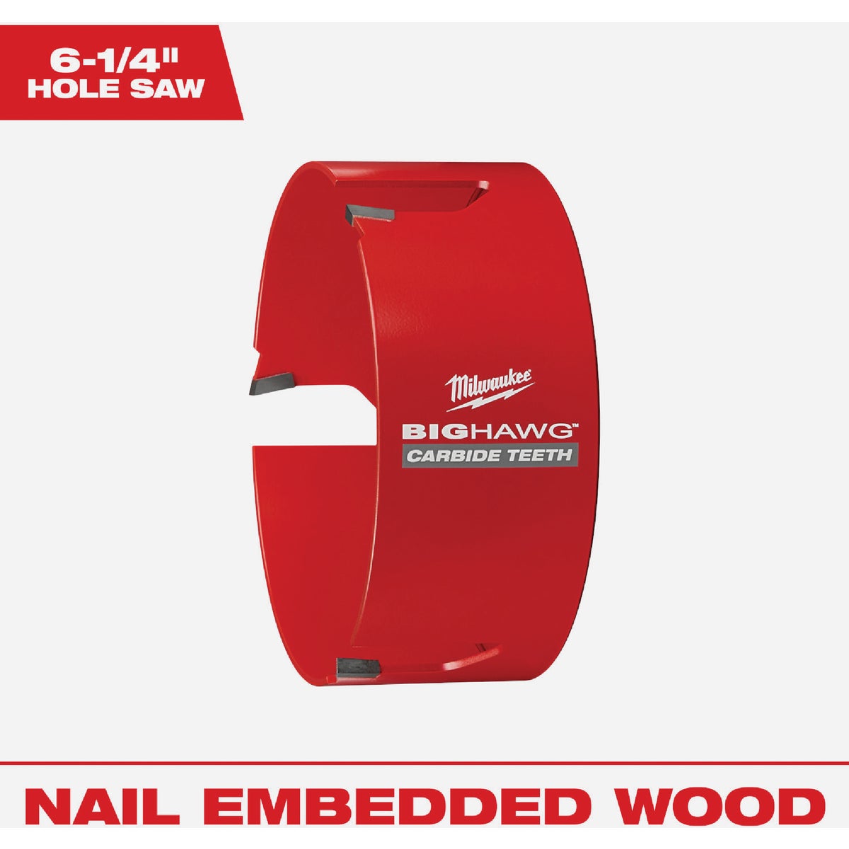 Milwaukee BIG HAWG 6-1/4 In. Carbide-Tipped Hole Saw Image 1