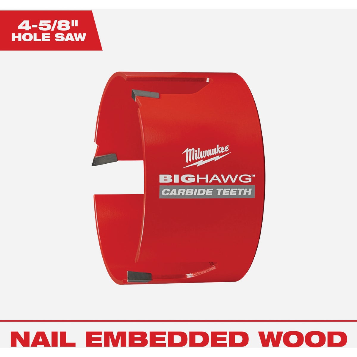 Milwaukee BIG HAWG 4-5/8 In. Carbide-Tipped Hole Saw Image 1