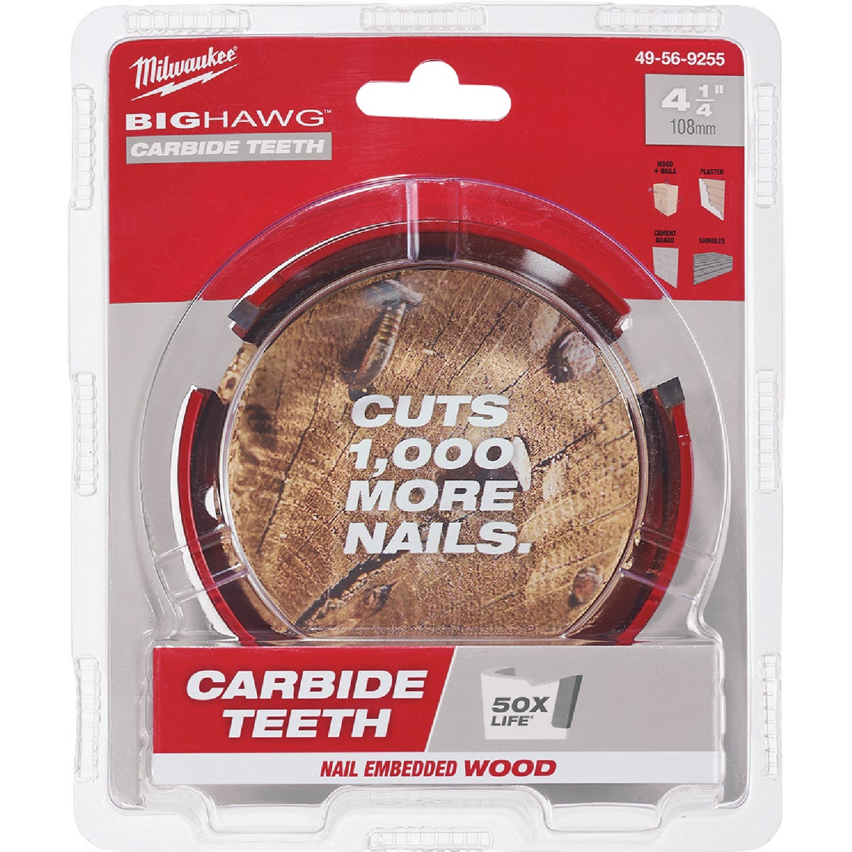 Milwaukee BIG HAWG 4-1/4 In. Carbide-Tipped Hole Saw Image 5