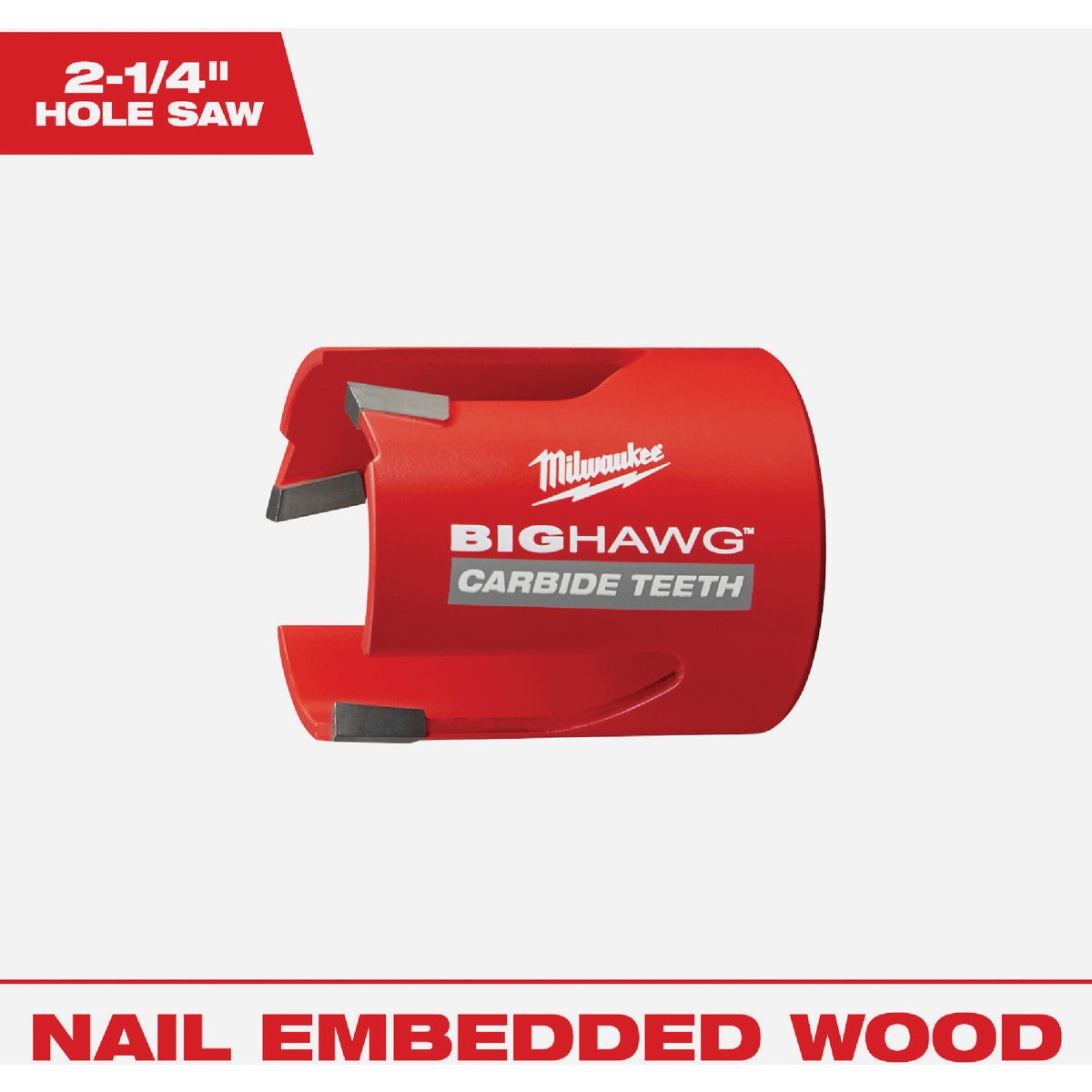 Milwaukee BIG HAWG 2-1/4 In. Carbide-Tipped Hole Saw Image 1