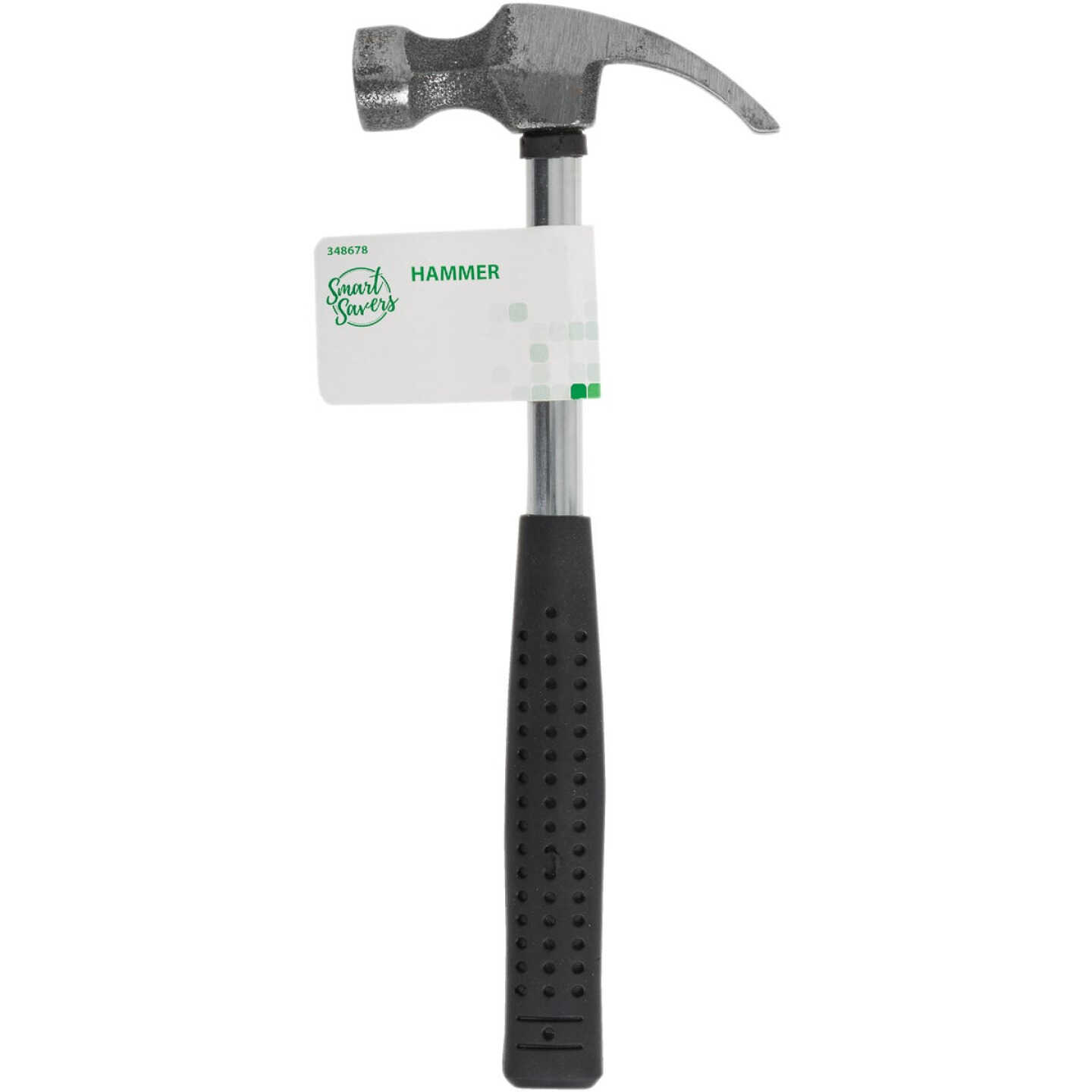 Smart Savers 8 Oz. Smooth-Face Curved Claw Hammer with Steel Handle Image 2