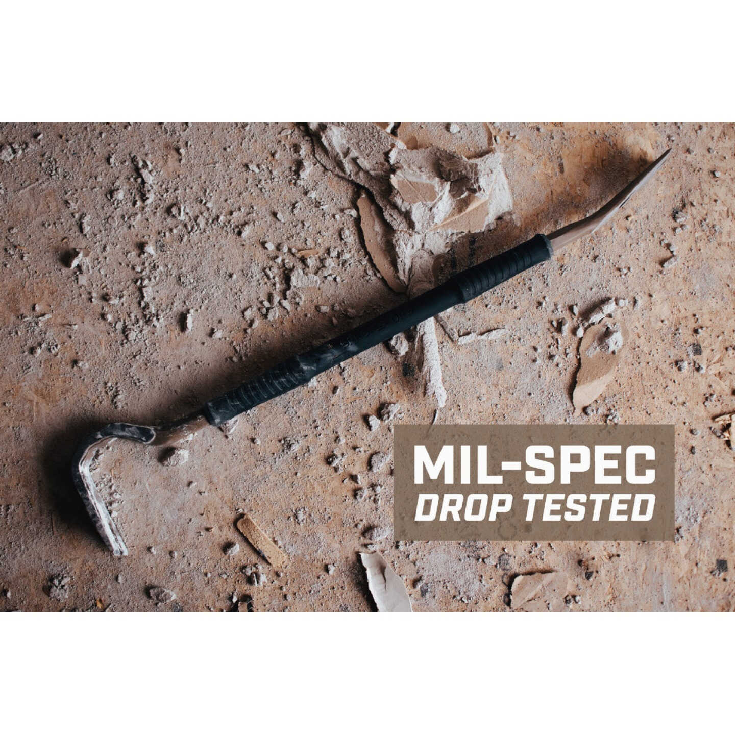 Spec Ops 30 In. High-Carbon Steel Wrecking Crowbar Image 6