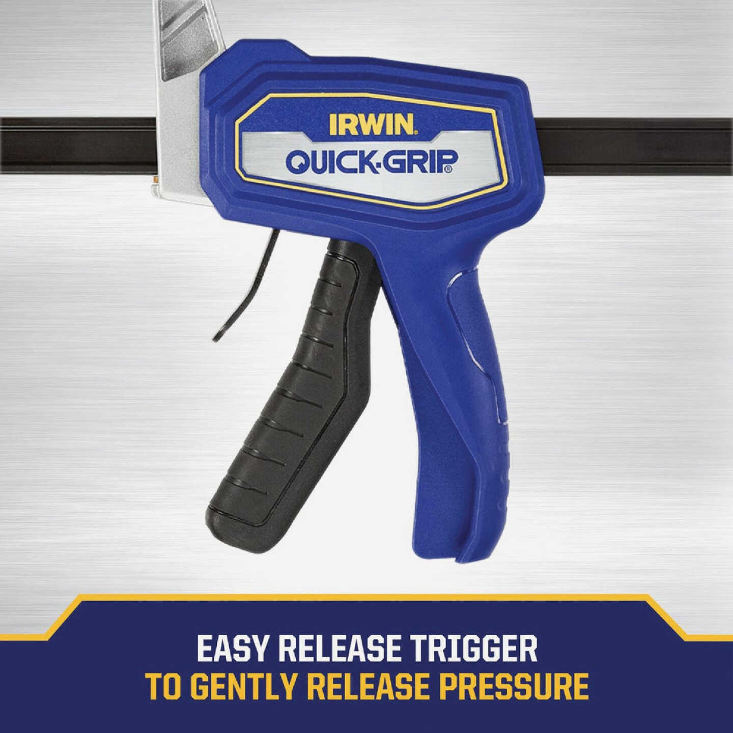 Irwin QUICK-GRIP 12 In. Medium Duty Hybrid Bar Clamp Image 5