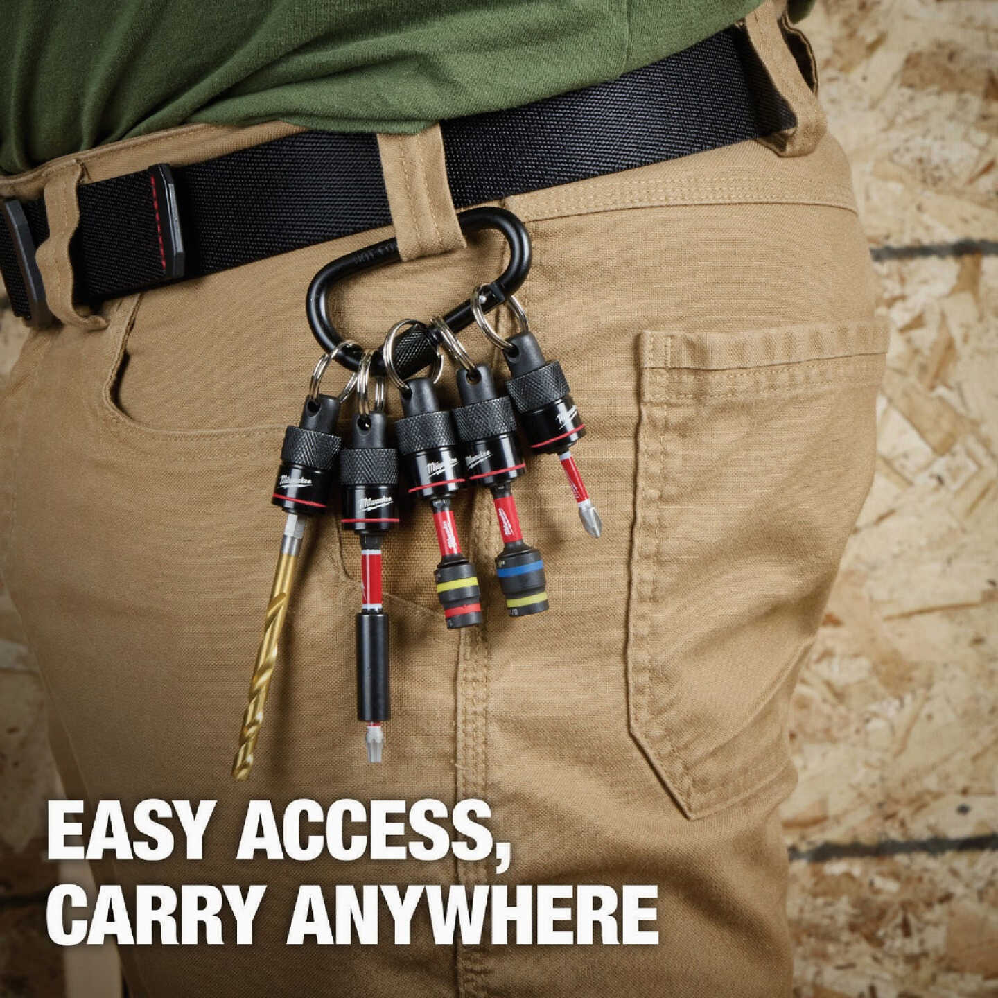 Milwaukee Bit Holder with Carabiner (5-Piece) Image 2