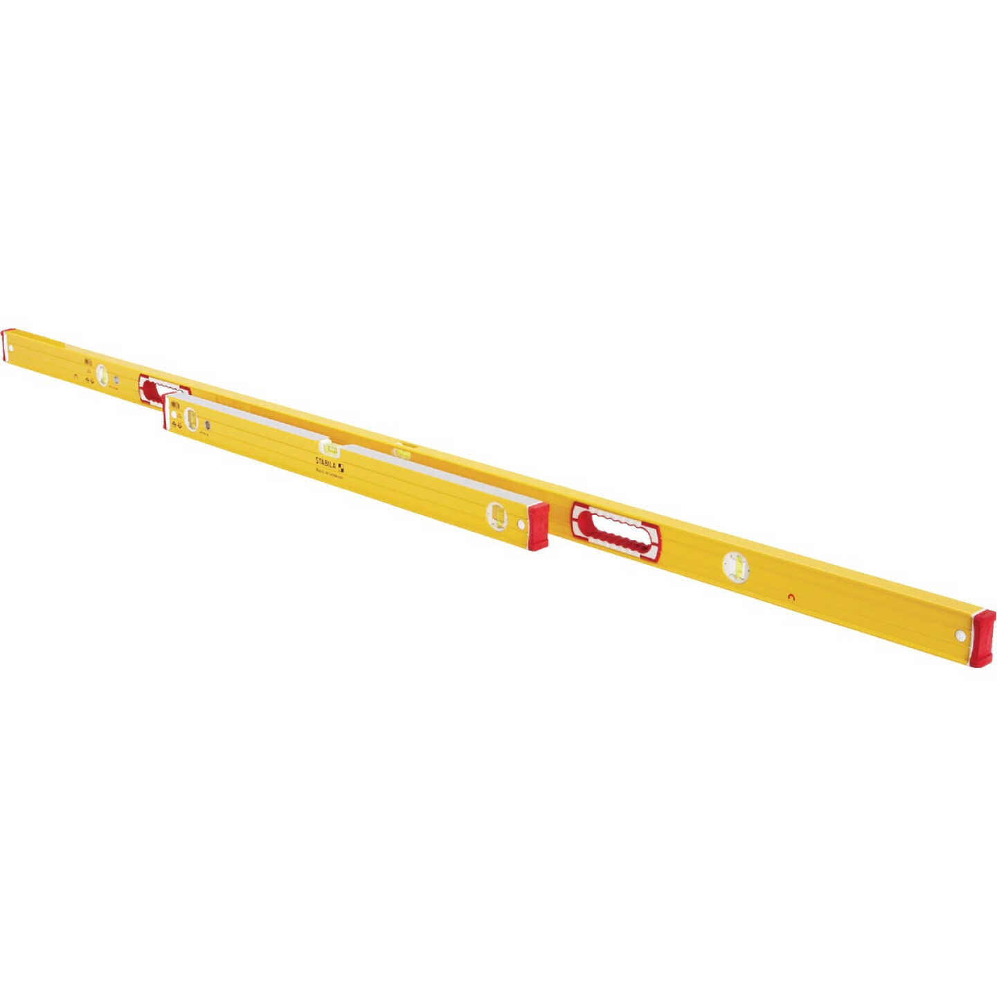 Stabila 78 In. and 32 In. Aluminum Magnetic Box Level 2 Piece Set Image 4