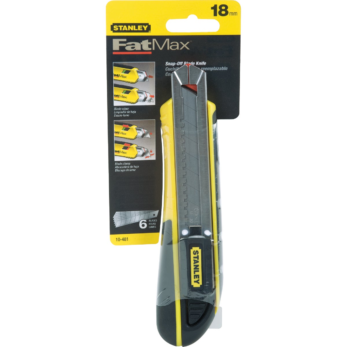 Stanley FatMax 18mm 7-Point Snap-Off Knife Image 3