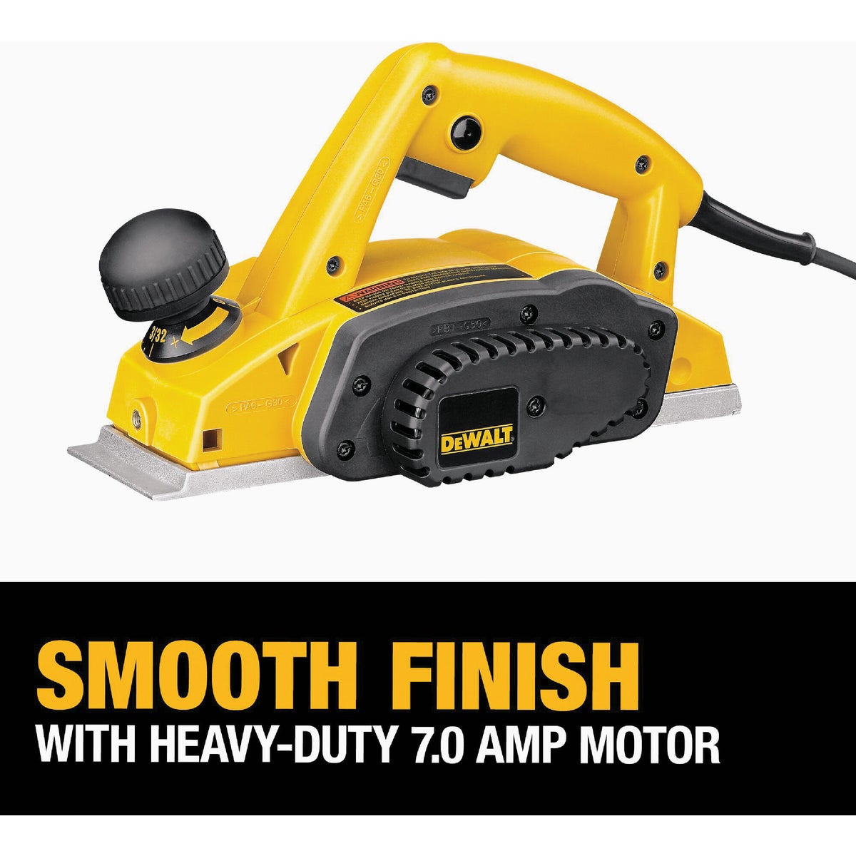 DEWALT 7A 3-1/4 In. x 3/32 In. Depth Planer Image 3