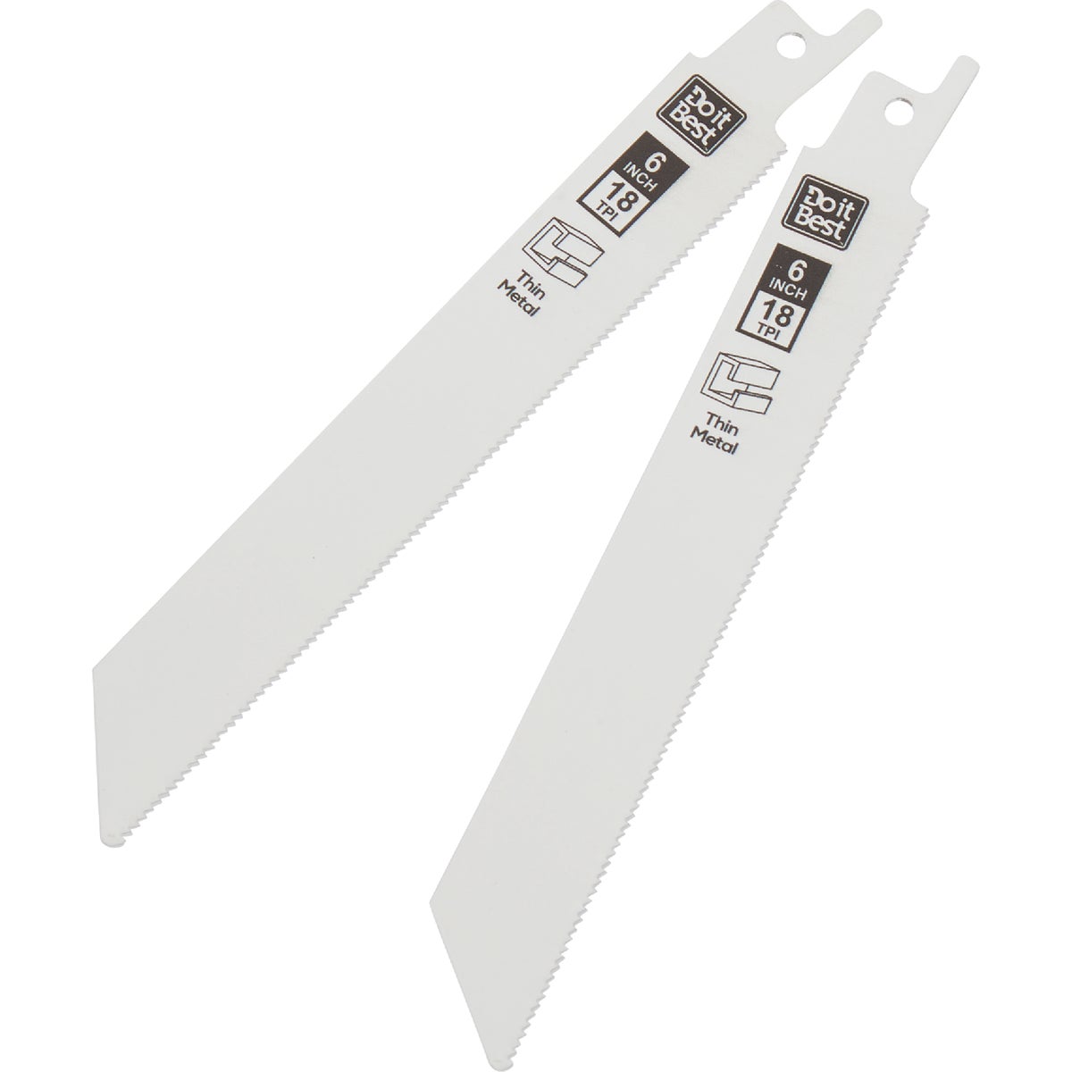 Do it Best 6 In. 18 TPI Bi-Metal Thin Metal Reciprocating Saw Blade (2-Pack) Image 2