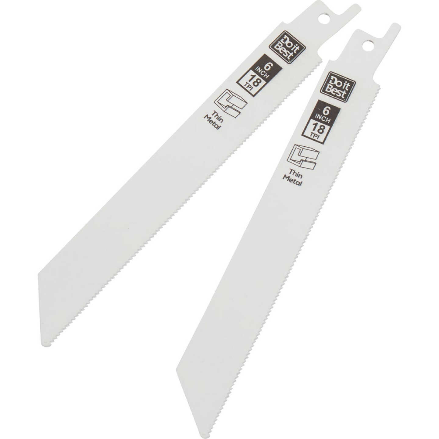 Do it Best 6 In. 18 TPI Bi-Metal Thin Metal Reciprocating Saw Blade (2-Pack) Image 2