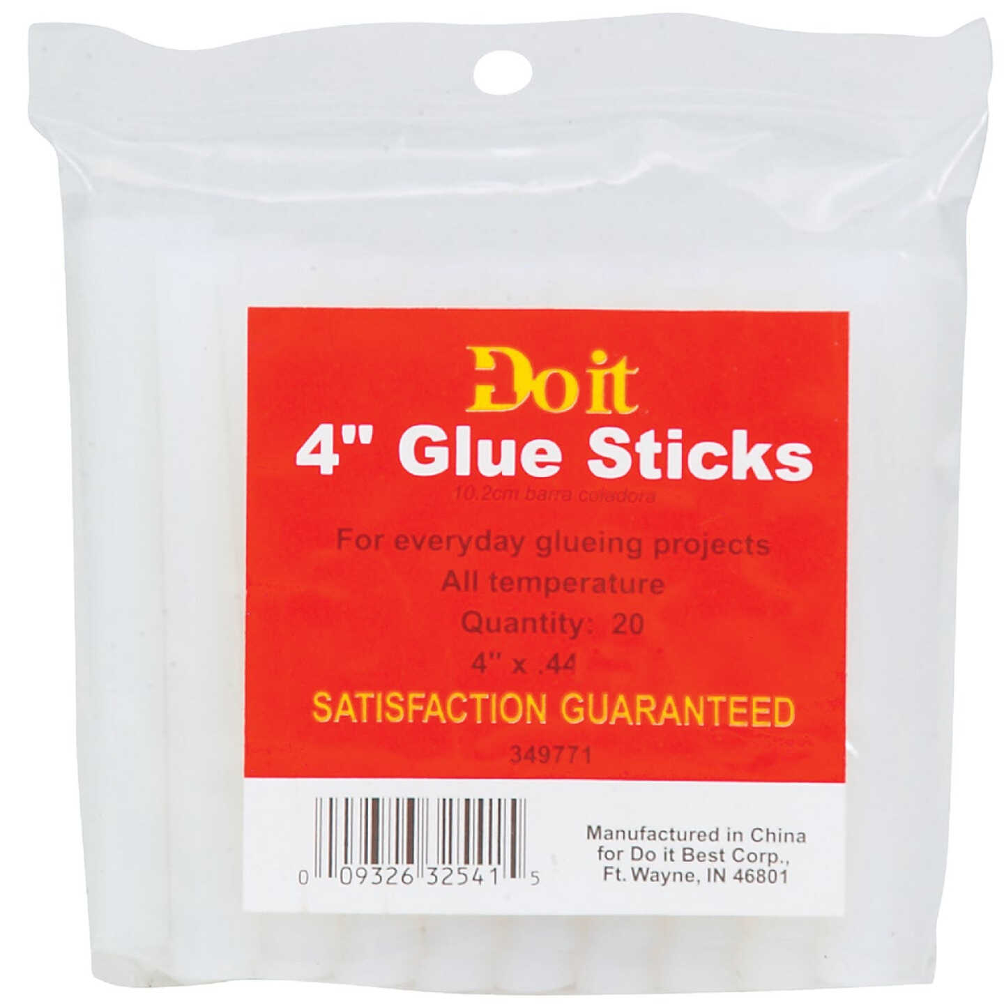 Do it 4 In. Standard Clear Hot Melt Glue (20-Pack) Image 1