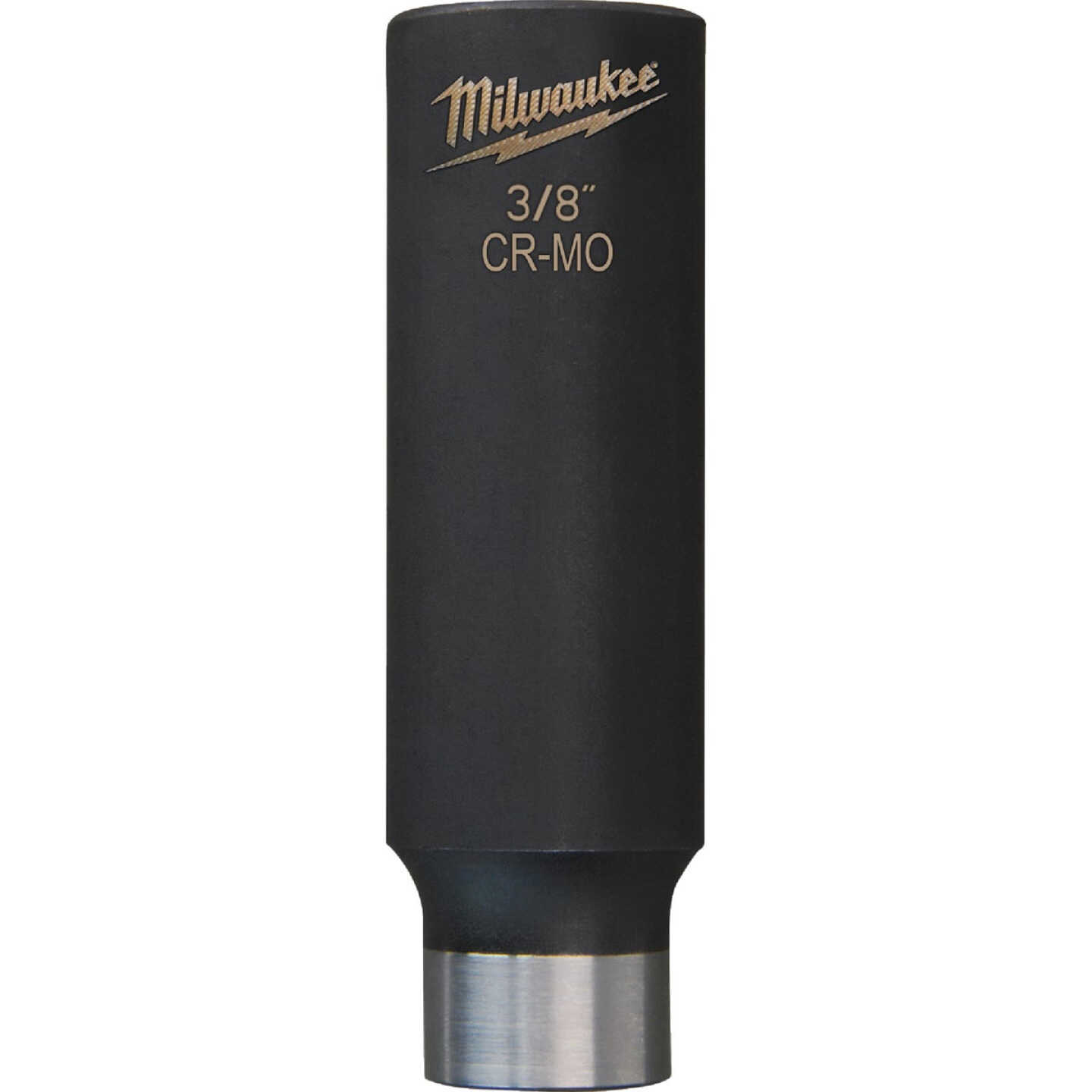 Milwaukee SHOCKWAVE 3/8 In. Drive 1/2 In. 6-Point Deep Standard Impact Socket Image 1