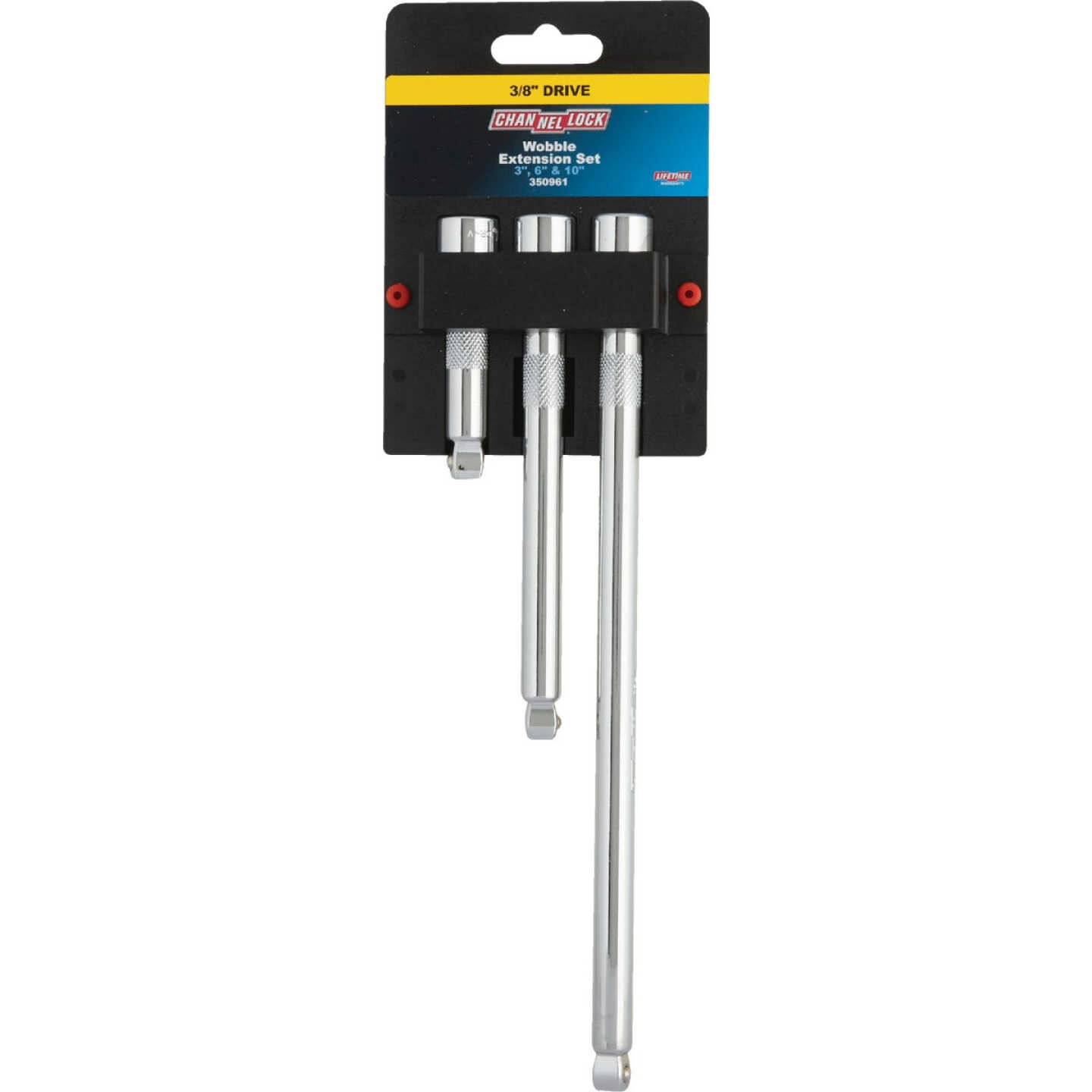 Channellock 3/8 In. Drive Wobble Extension Set, 3-Piece Image 1