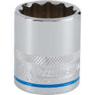 Channellock 1/2 In. Drive 25 mm 12-Point Shallow Metric Socket Image 1