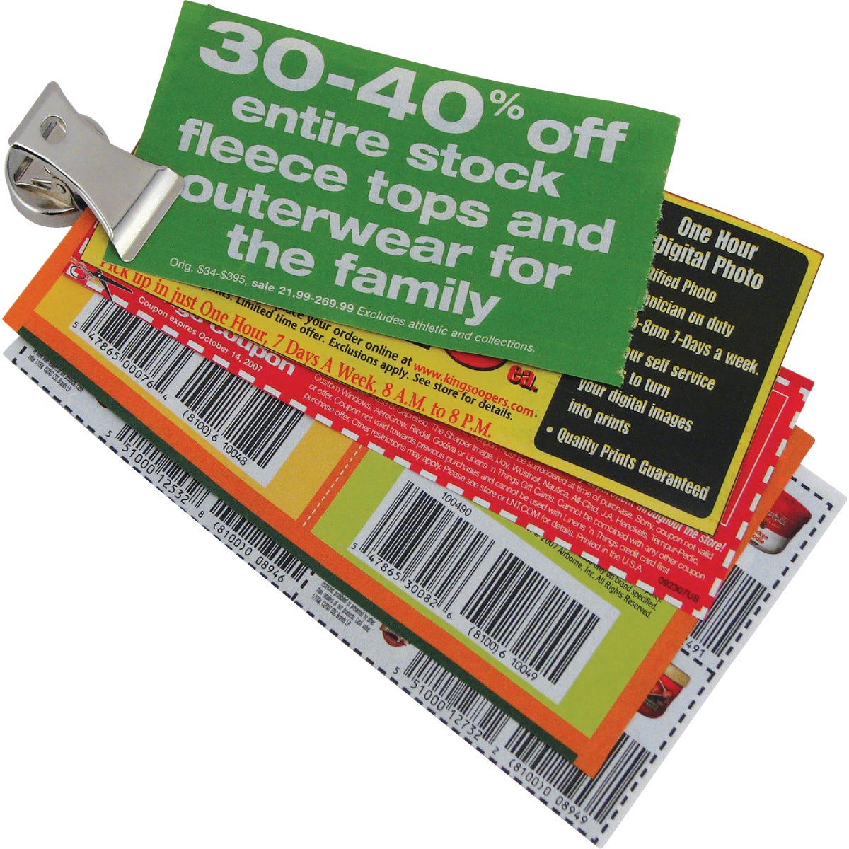 Master Magnetics 1 In. Dia. Chrome Magnetic Note Holder Clip (2-Pack) Image 2