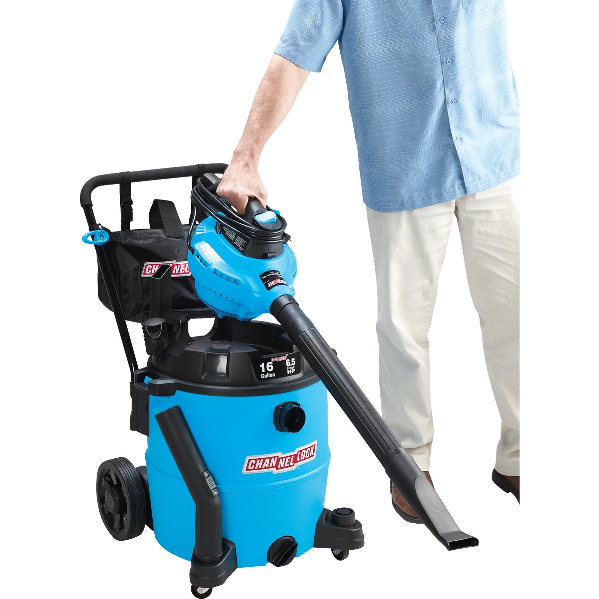 Channellock 16 Gal. 6.5-Peak HP Wet/Dry Vacuum with Blower Image 11