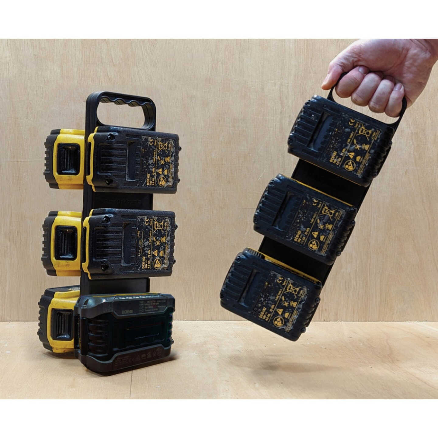 StealthMounts Battery Board with Handle for DEWALT 20V/60V MAX Batteries Image 2