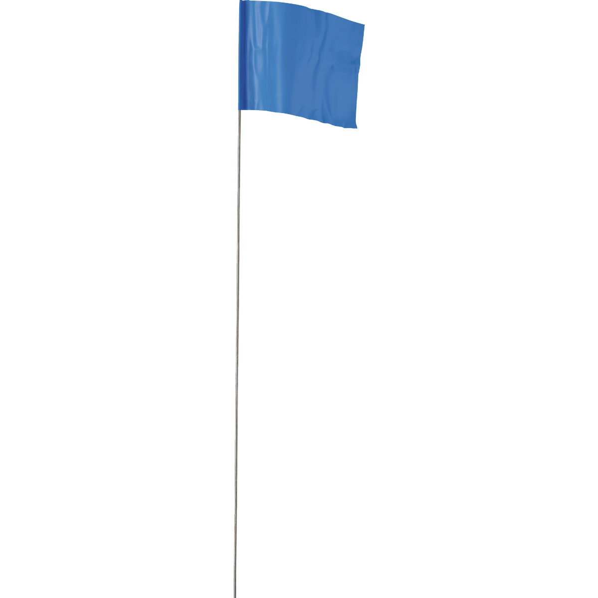Empire 21 In. Steel Staff Blue Marking Flags (100-Pack)