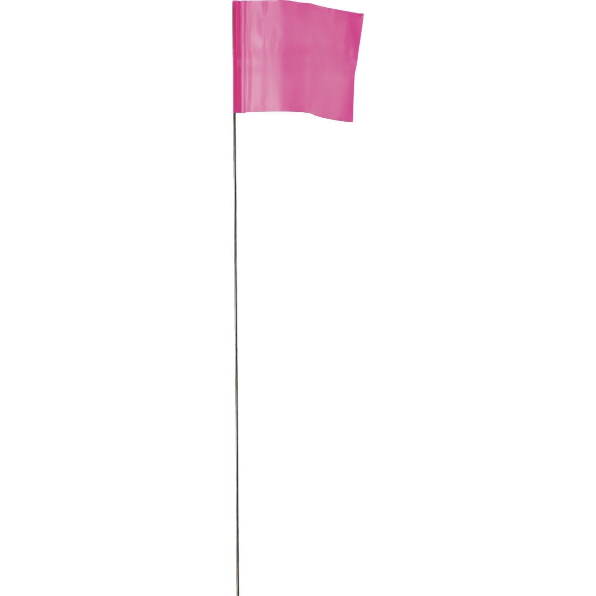 Empire 21 In. Steel Staff Pink Marking Flags (100-Pack)