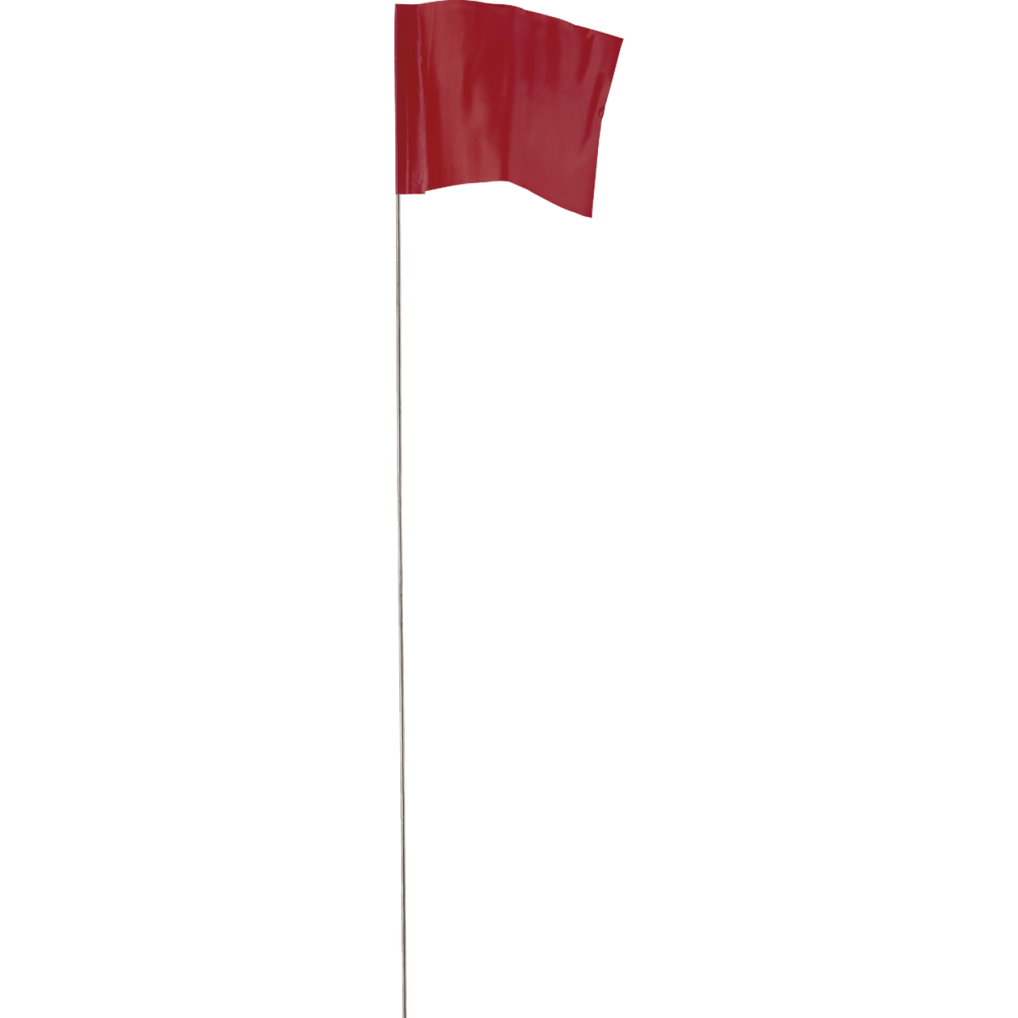 Empire 21 In. Steel Staff Red Marking Flags (100-Pack) Image 1