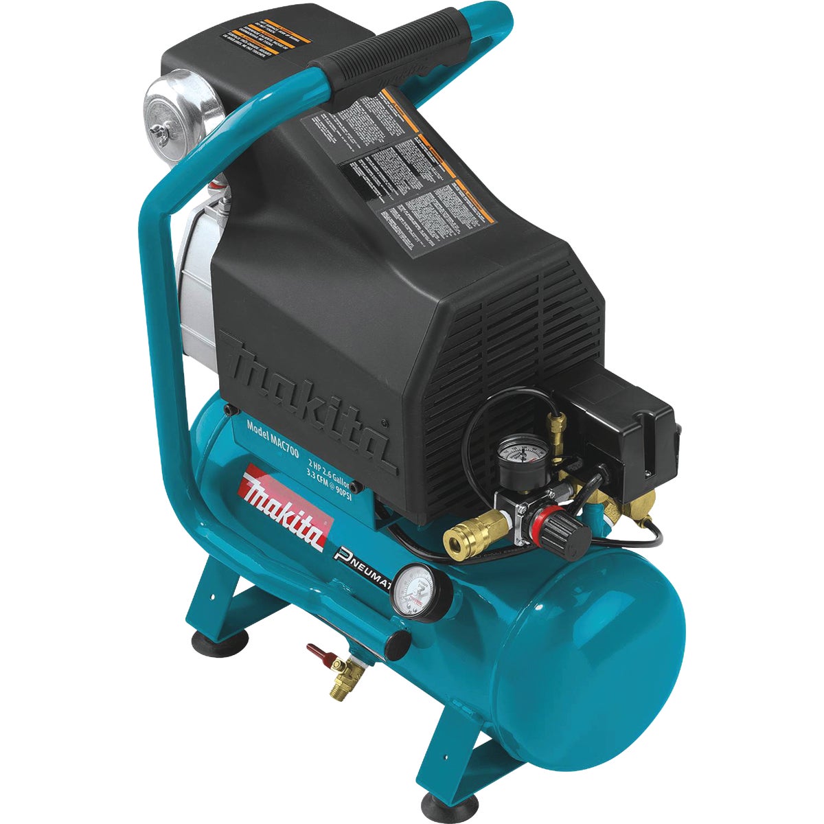Makita Big Bore 2.6 Gal. Portable 130 psi Air Compressor