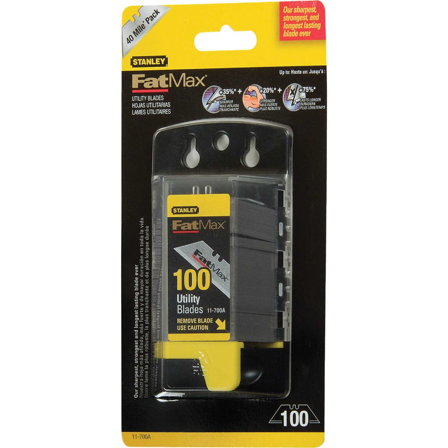 Stanley FatMax 2-Point 2-7/16 In. Utility Knife Blade (100-Pack) Image 3