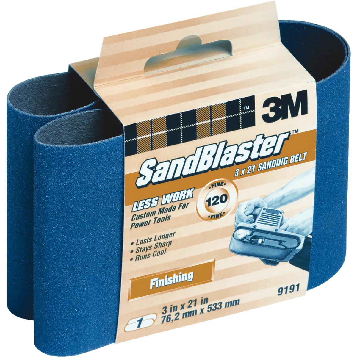 3X21 120G SANDING BELT