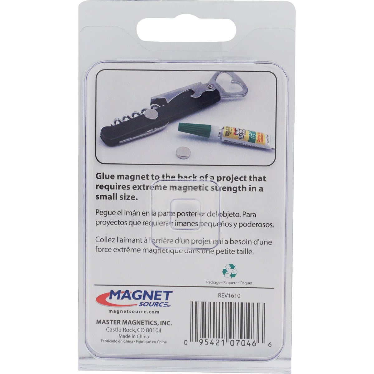 Master Magnetics 0.472 in. Neodymium Disc Magnet (6-Pack) Image 10