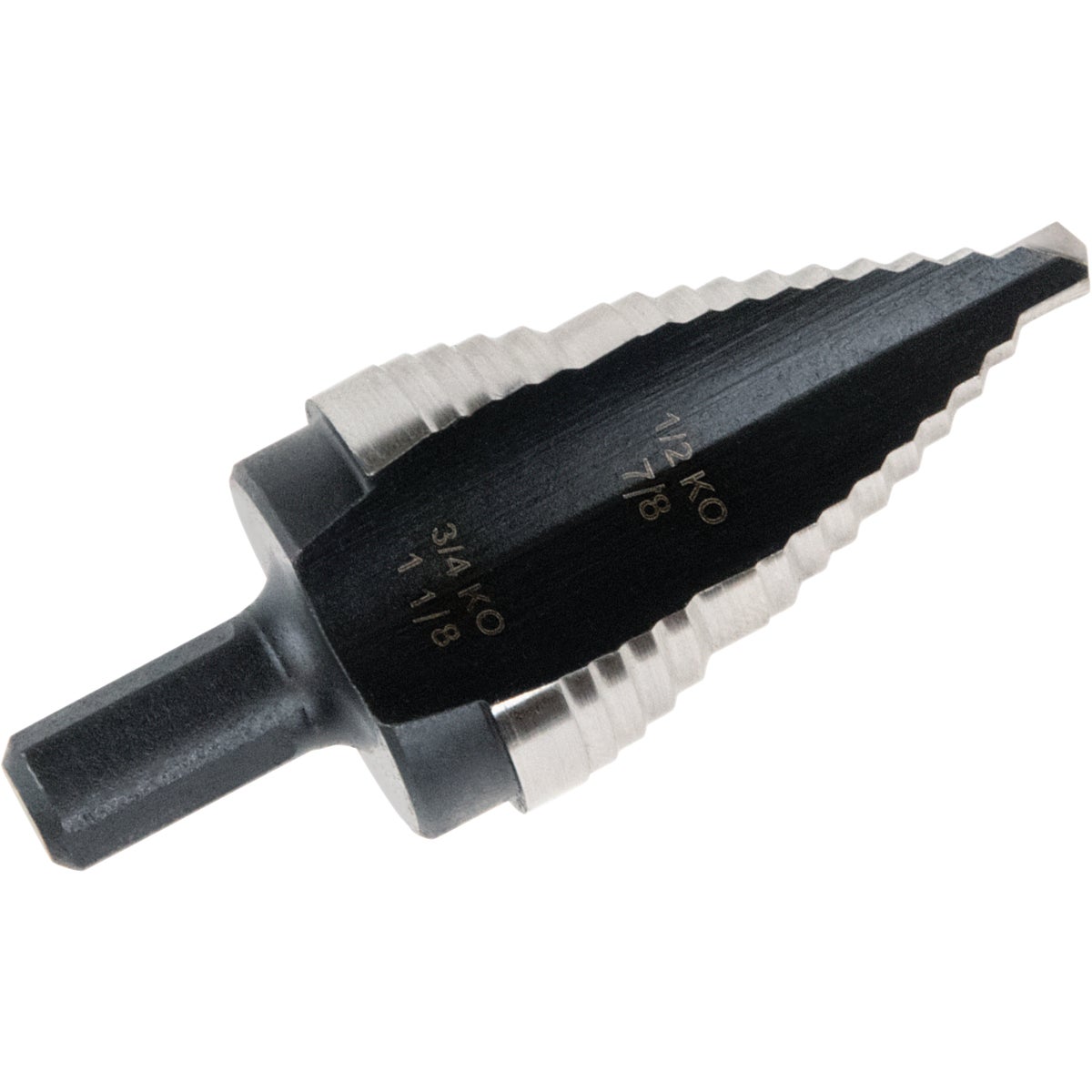 Irwin Unibit 7/8 In. & 1-1/8 In. #9 Step Drill Bit, 2 Steps Image 1