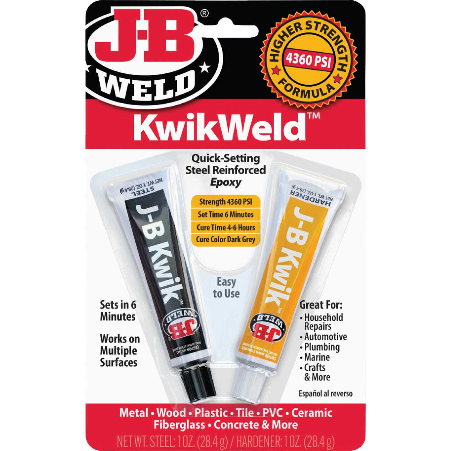 J-B Weld (2) 1 Oz. KwikWeld Epoxy Image 1