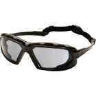 Pyramex Highlander Plus Black & Gray Frame Safety Glasses with Clear Anti-Fog Lenses Image 2